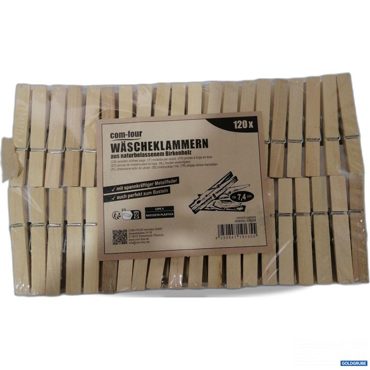 Artikel Nr. 898011 Artikel Nr. 898011: Com-four Wäscheklammern 120Stk