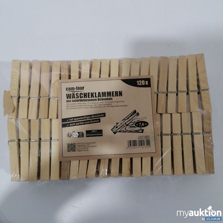 Artikel Nr. 898011 Artikel Nr. 898011: Com-four Wäscheklammern 120Stk
