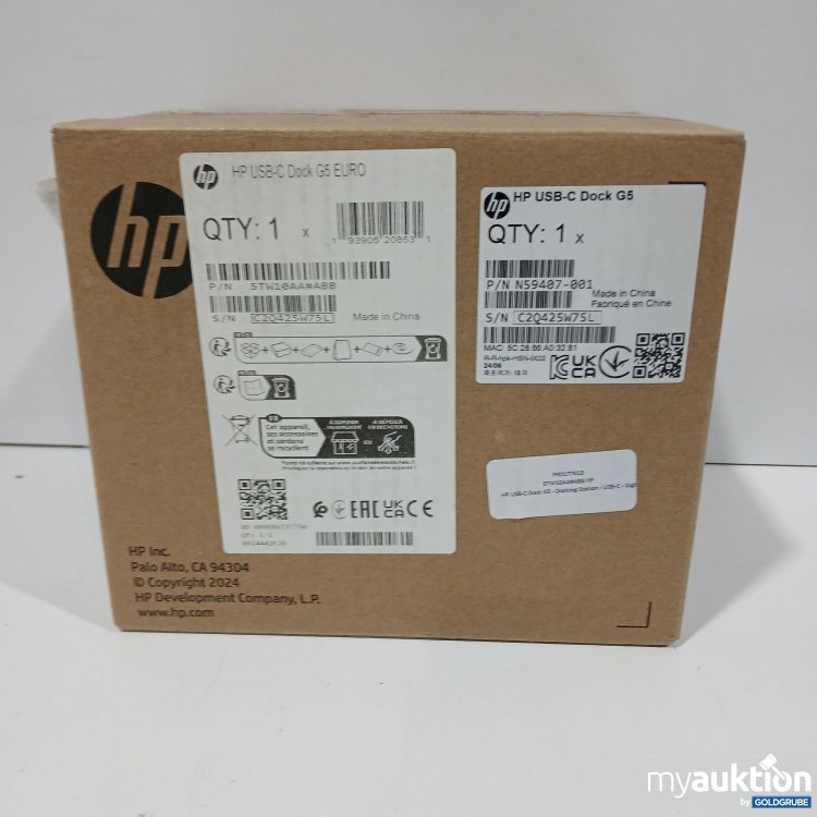 Artikel Nr. 915011: HP USB-C Dock G5