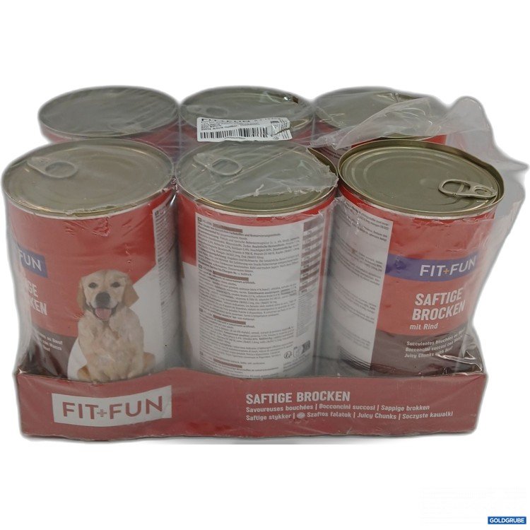 Artikel Nr. 958011: FIT+FUN Hund Rind 6x1240g 