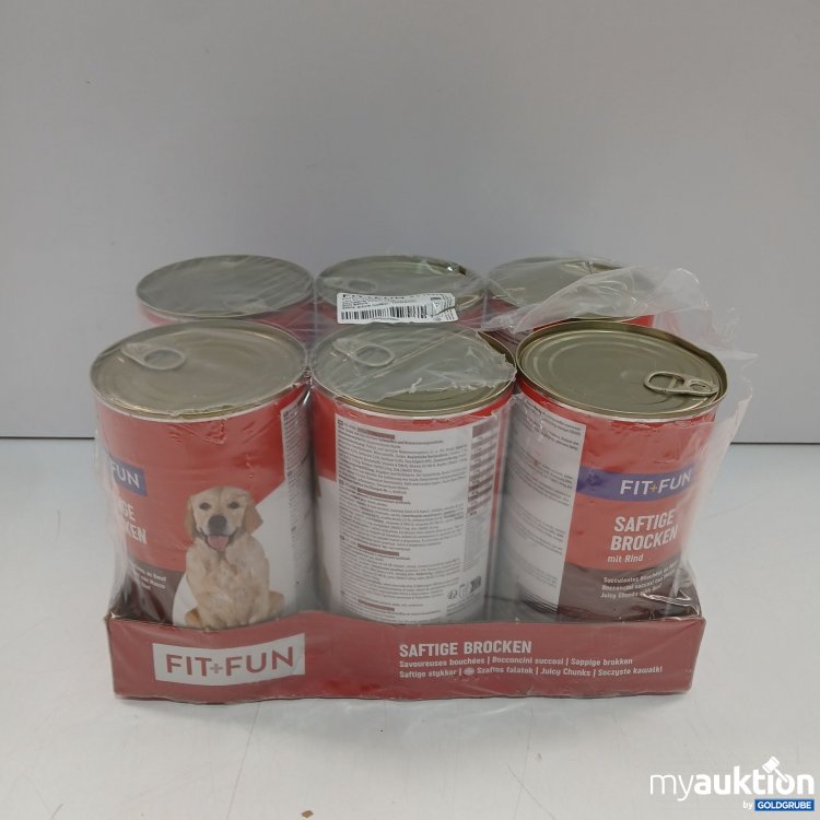 Artikel Nr. 958011: FIT+FUN Hund Rind 6x1240g 