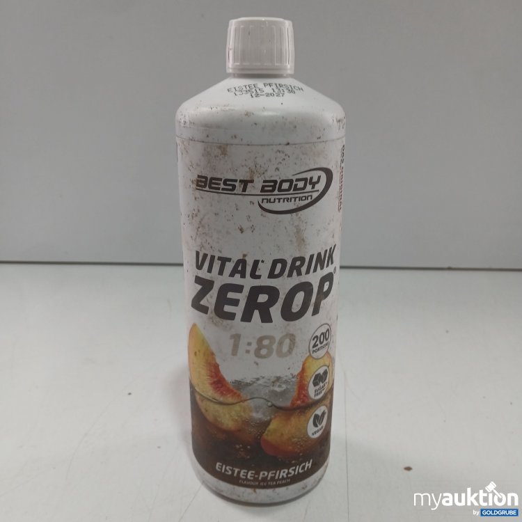 Artikel Nr. 959011: Best Body Vital Drink Zerop 1:80 Eistee Pfirsich 1000ml