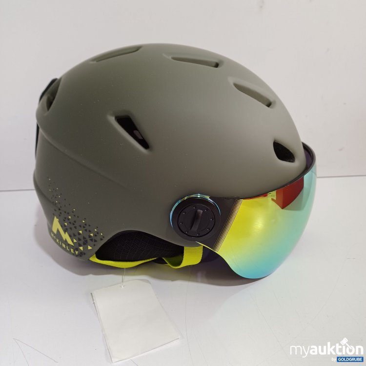 Artikel Nr. 961011: Mc Kinley Ski Helm Pulse Revo Visier olive/gelb