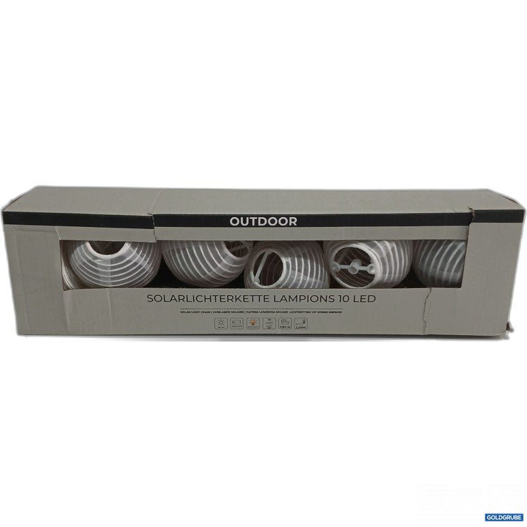 Artikel Nr. 967011: Outdoor Solarlichterkette Lampions 10 Led 