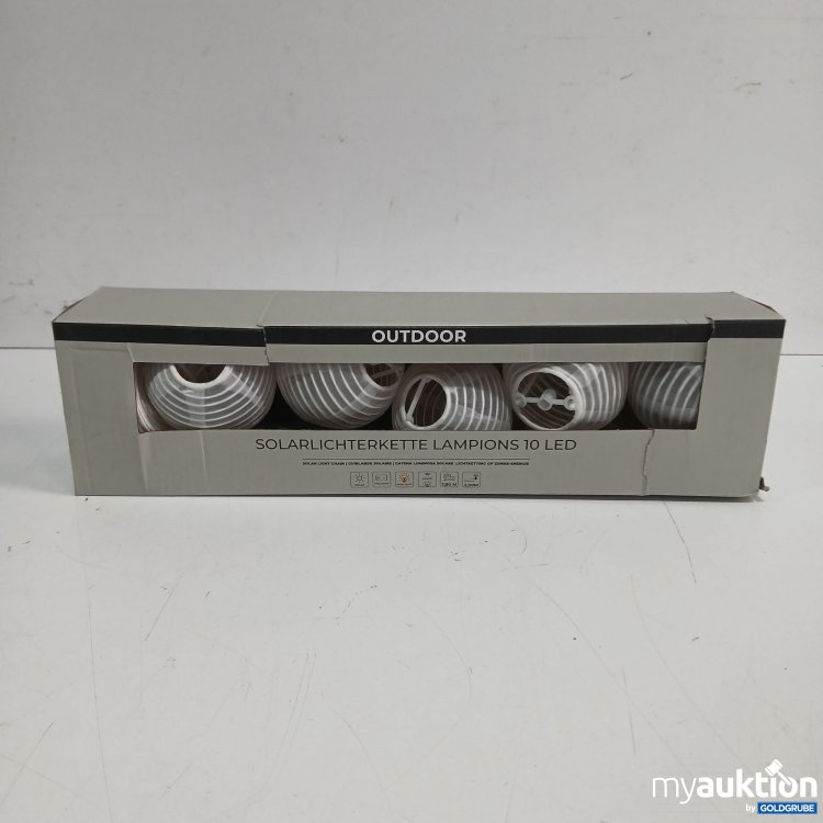 Artikel Nr. 967011: Outdoor Solarlichterkette Lampions 10 Led 