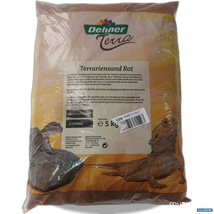 Artikel Nr. 981011 Artikel Nr. 981011: Terra Terrariensand Rot mit Lehmanteil 5Kg