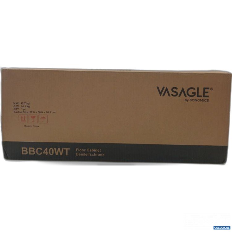 Artikel Nr. 447012 Artikel Nr. 447012: VASAGLE BBC40WT Badezimmerschrank