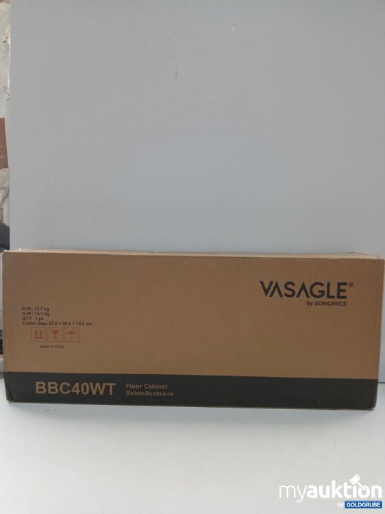Artikel Nr. 447012 Artikel Nr. 447012: VASAGLE BBC40WT Badezimmerschrank