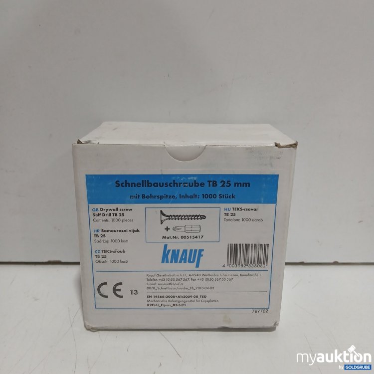 Artikel Nr. 471012: Knauf Schnellbauschraube TB 25 mm