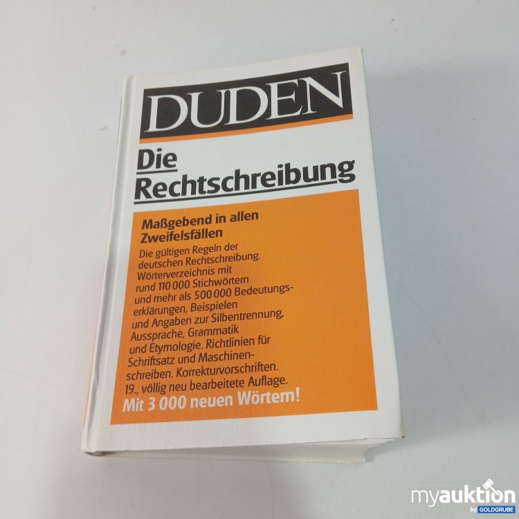 Artikel Nr. 811012 Artikel Nr. 811012: Duden Rechtschreibbuch