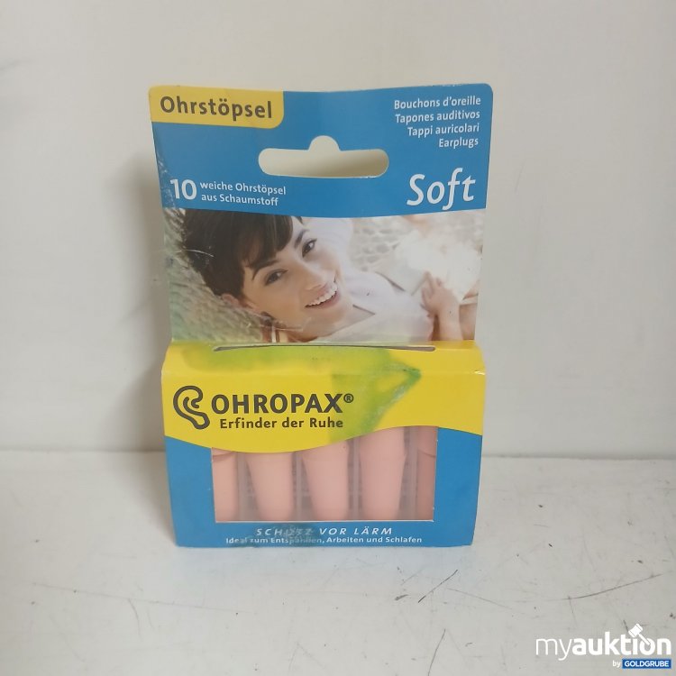 Artikel Nr. 828012 Artikel Nr. 828012: Ohropax Soft Ohrstöpsel