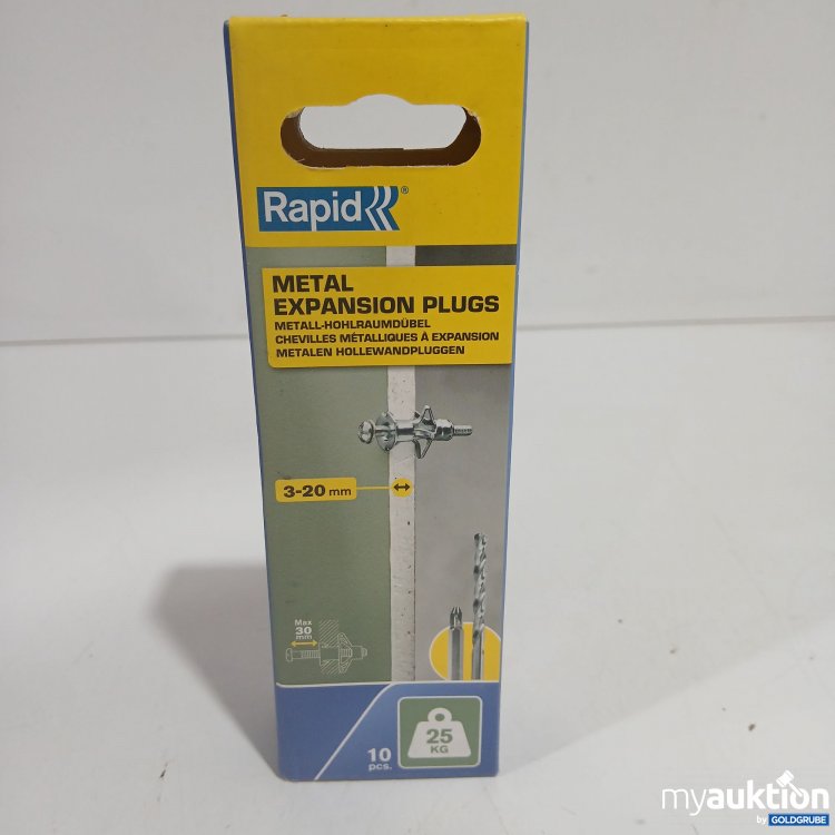 Artikel Nr. 894012: Rapid Metal Expansion Plugs 3-20mm 10Stk 