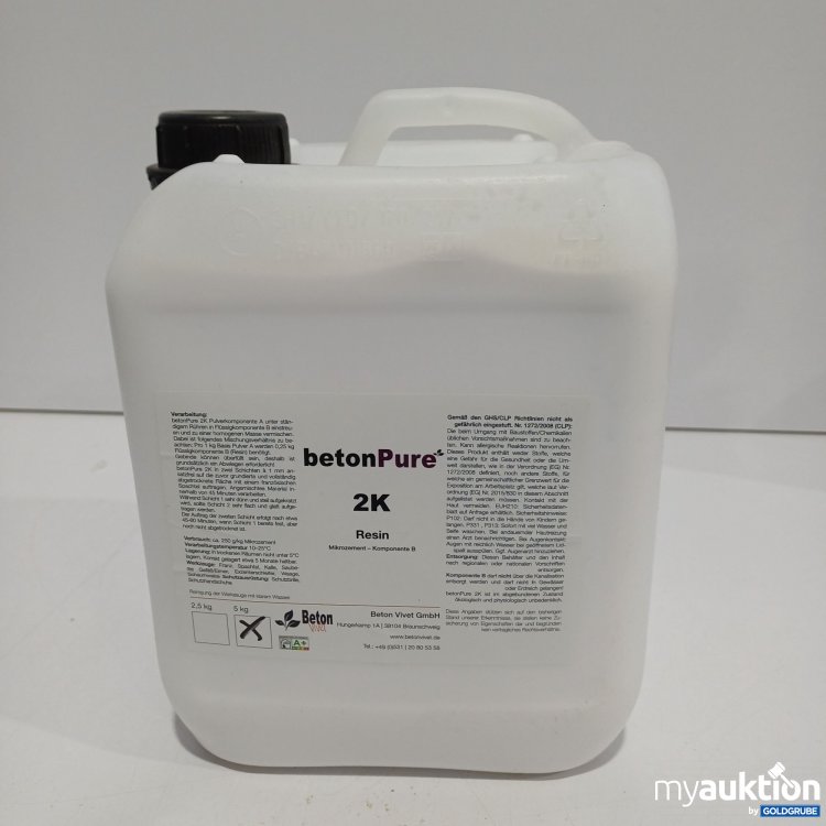 Artikel Nr. 895012: betonPure 2K Resin 5kg