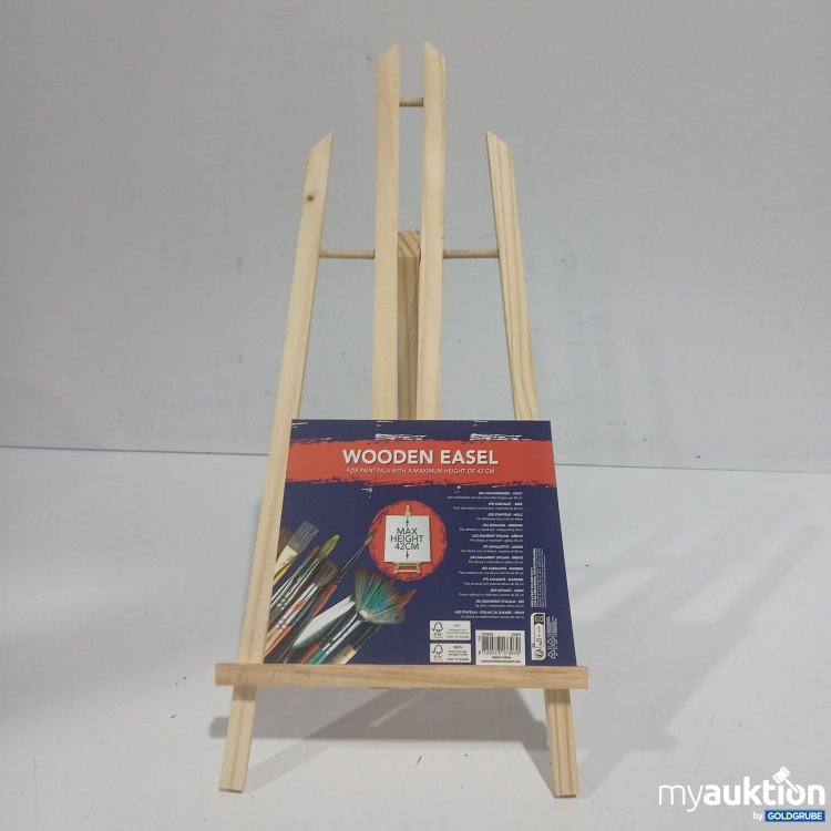 Artikel Nr. 929012: Wooden Easel for Paintings with a maximal height of 42cm 