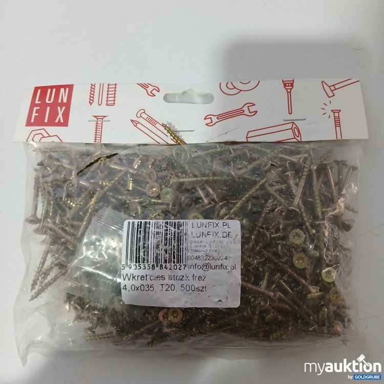 Artikel Nr. 952012: LunFix Schrauben 4,0x035 T20 500Stk