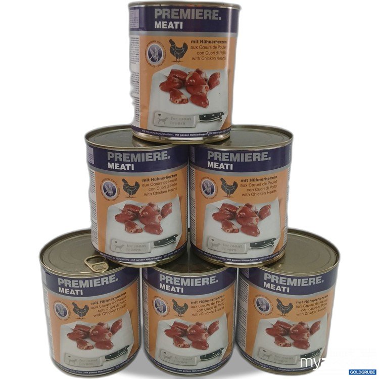 Artikel Nr. 958012: Premiere Meati mit Hühnerherzn 6x800g 