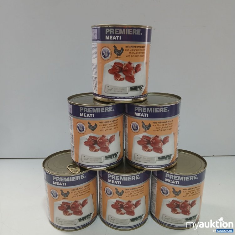 Artikel Nr. 958012: Premiere Meati mit Hühnerherzn 6x800g 