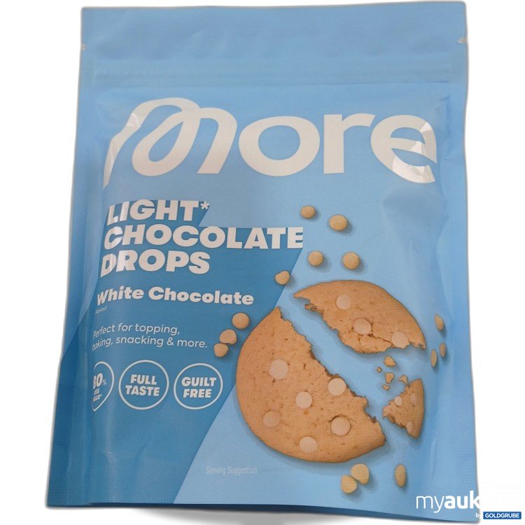 Artikel Nr. 959012: More Light Chocolate Drops White Chocolate 250g