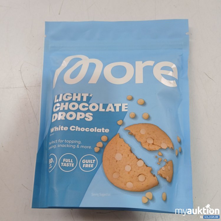 Artikel Nr. 959012: More Light Chocolate Drops White Chocolate 250g