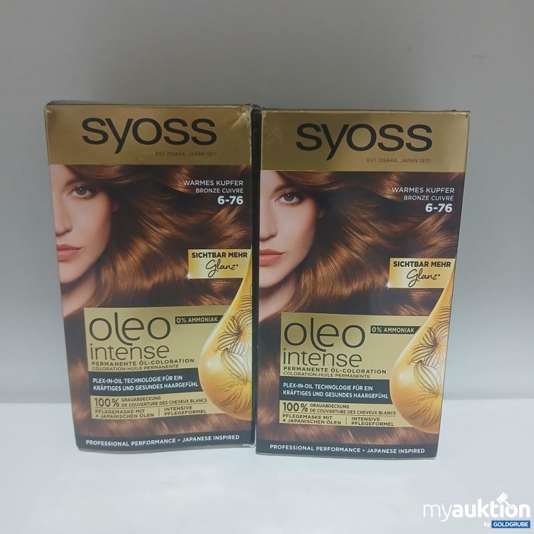 Artikel Nr. 982012: Syoss oleo intense Permanente Ol-Coloration Warmes Kupfer 6-76
