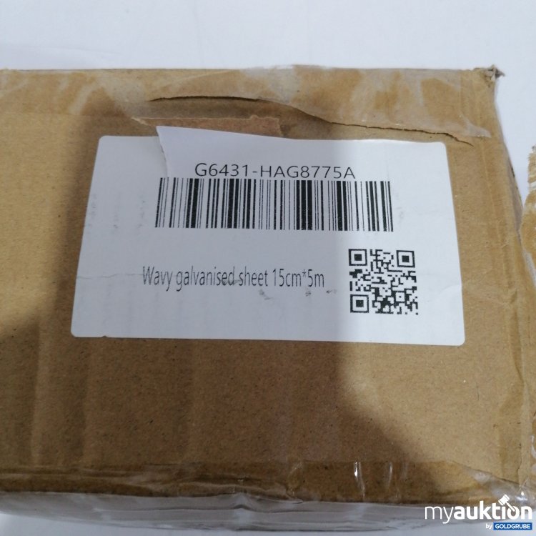 Artikel Nr. 439013: Gewelltes verzinktes Blech 15cm x 5m