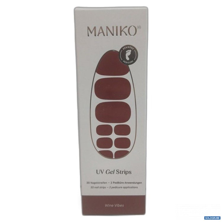 Artikel Nr. 466013: MANIKO UV Gel Strips 30 Nagelstreifen Fuß