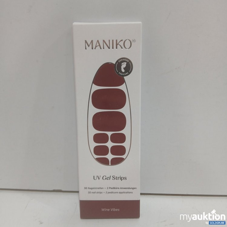 Artikel Nr. 466013: MANIKO UV Gel Strips 30 Nagelstreifen Fuß