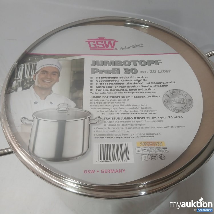 Artikel Nr. 468013 Artikel Nr. 468013: GSW Jumbotopf Profi 30 ca. 20 l iter