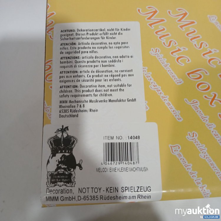 Artikel Nr. 888013 Artikel Nr. 888013: Music Box Melody Eine kleine Weihnachtsmusik