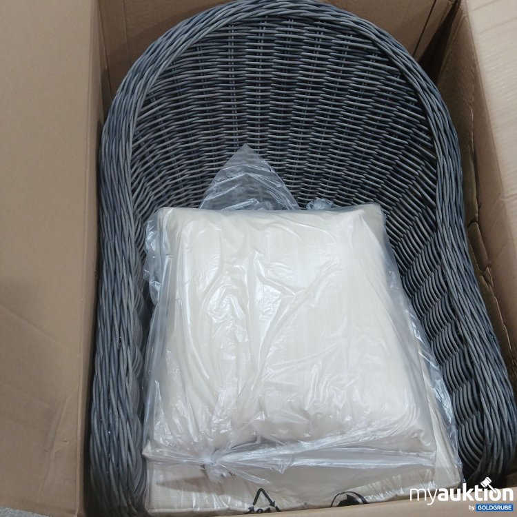 Artikel Nr. 889013: Tectake Luxus Gartenstuhl Zürich grau R241021086 