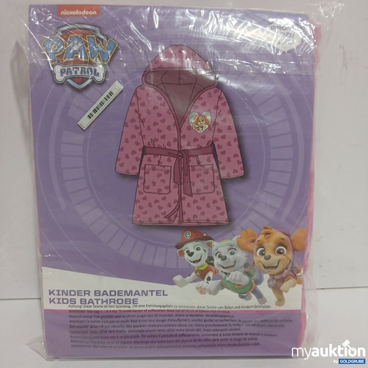 Artikel Nr. 929013: Paw Patrol Kinder Bademantel 