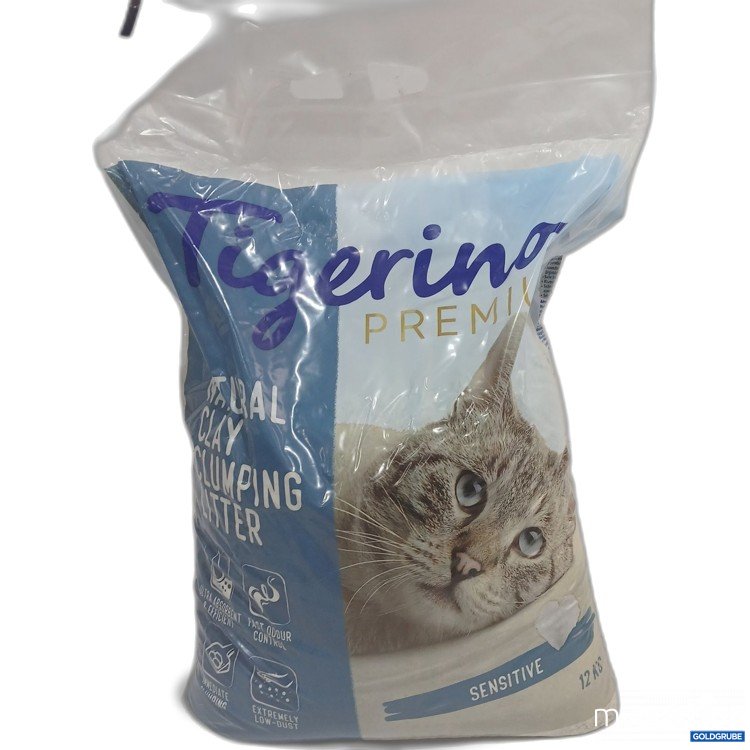 Artikel Nr. 973013: Tigerino natural clay clumping Litter sensitive 12kg 