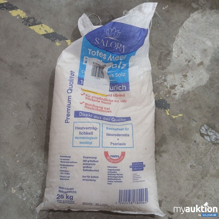 Artikel Nr. 994013 Artikel Nr. 994013: SALORA Totes Meer Badesalz 25 kg