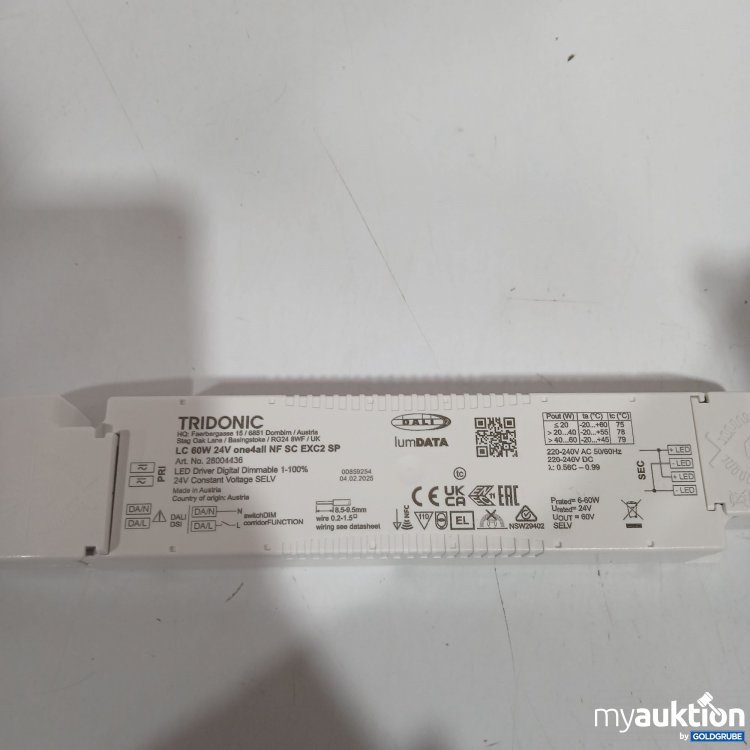Artikel Nr. 443014: Tridonic lumDATA LC 60W 24V one4all NF SC EXC2 SP 