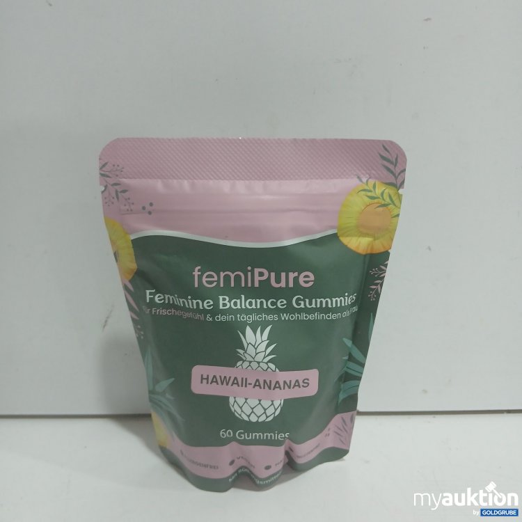 Artikel Nr. 479014 Artikel Nr. 479014: femiPure Feminine Balance Gummies Hawaii-Ananas 60 gummies