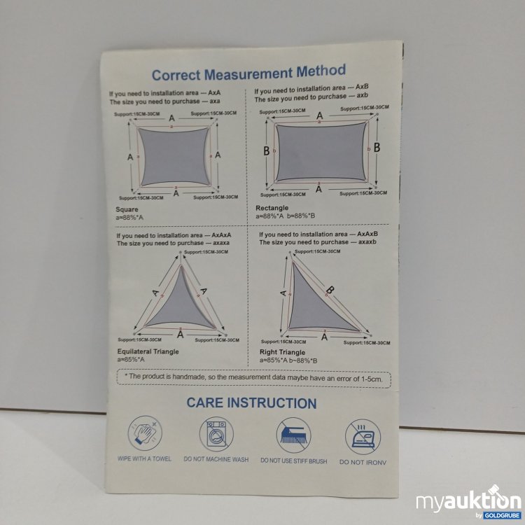 Artikel Nr. 899014: Sunnylaxx Sonnensegel grau