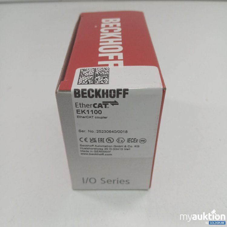 Artikel Nr. 911014 Artikel Nr. 911014: Beckhoff EtherCAT EK1100 Koppler