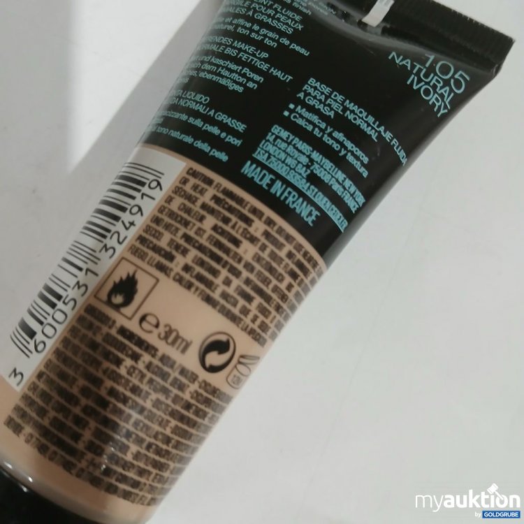 Artikel Nr. 918014: Maybelline Fit Me Matte + Poreless 105 Natural Ivory 30 ml