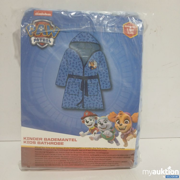 Artikel Nr. 929014: Paw Patrol Kinder Bademantel 