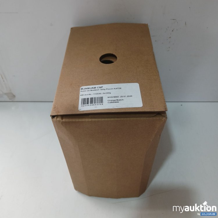 Artikel Nr. 981014 Artikel Nr. 981014: Mjamjam Katzenfutter Huhn an Brokkoli Pouch 6×300g