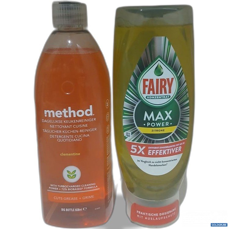 Artikel Nr. 982014 Artikel Nr. 982014: method Küchenreiniger Clementine
Fairy Max Power Zitronen-Spülmittel