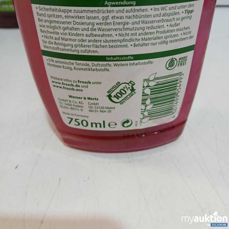 Artikel Nr. 464015: Frosch WC-Reiniger Himbeer-Essig 750 ml