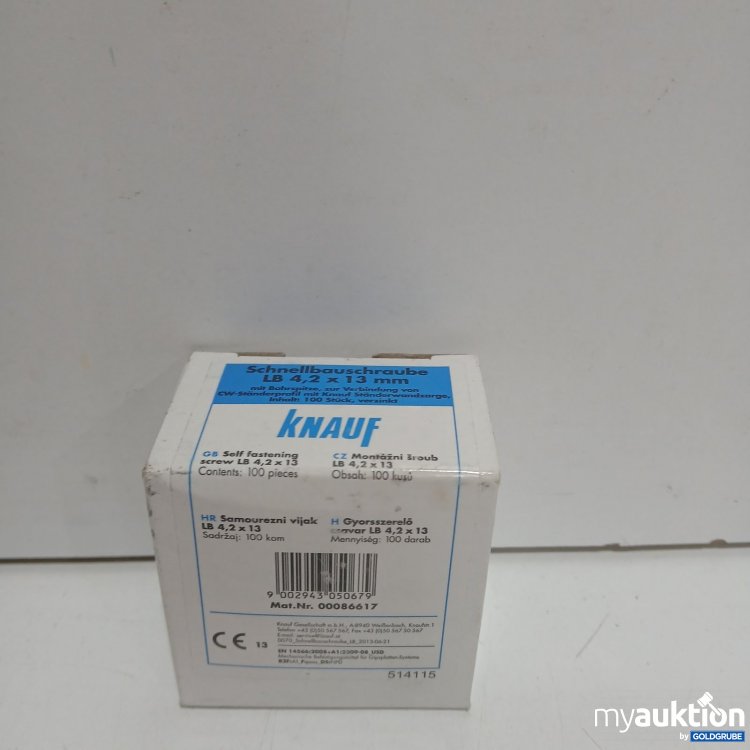 Artikel Nr. 471015 Artikel Nr. 471015: Knauf Schnellbauschraube LB 4,2 x 13 mm