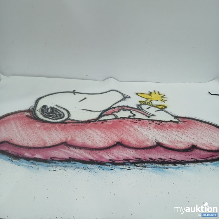 Artikel Nr. 888015 Artikel Nr. 888015: Mr. Oreke Spray Bild "Holidays" Snoopy 150x100cm