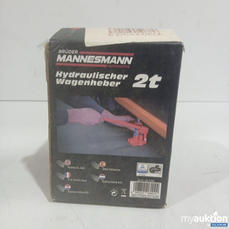 Artikel Nr. 940015 Artikel Nr. 940015: Brüder Mannesmann Hydraulischer Wagenheber 2t