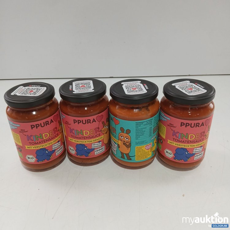 Artikel Nr. 959015: Diverse PPURA Kinder Tomatensaucen 4x340g