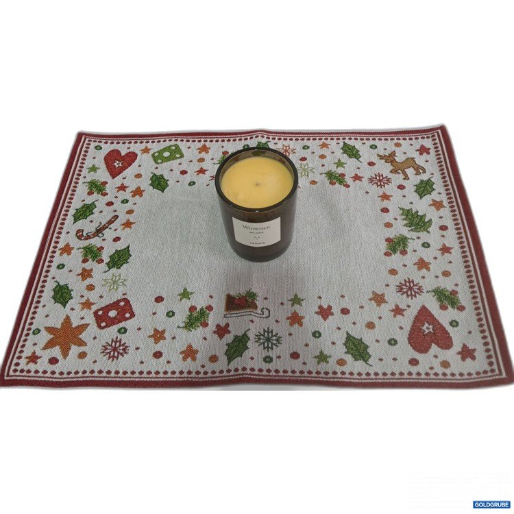 Artikel Nr. 995015 Artikel Nr. 995015: LOOPS Kerze Winterzeit + Weihnachtstuch