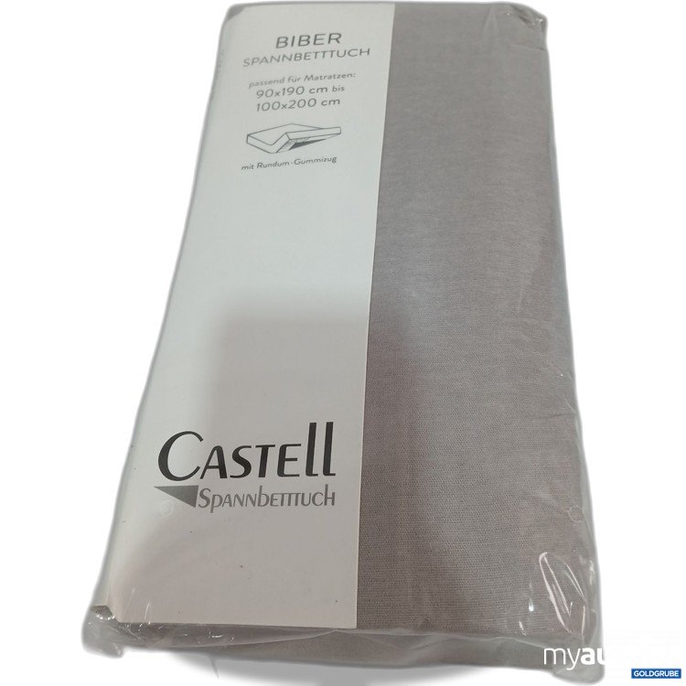 Artikel Nr. 445016 Artikel Nr. 445016: Castell Spannbetttuch Bieber 90x190-100x200cm