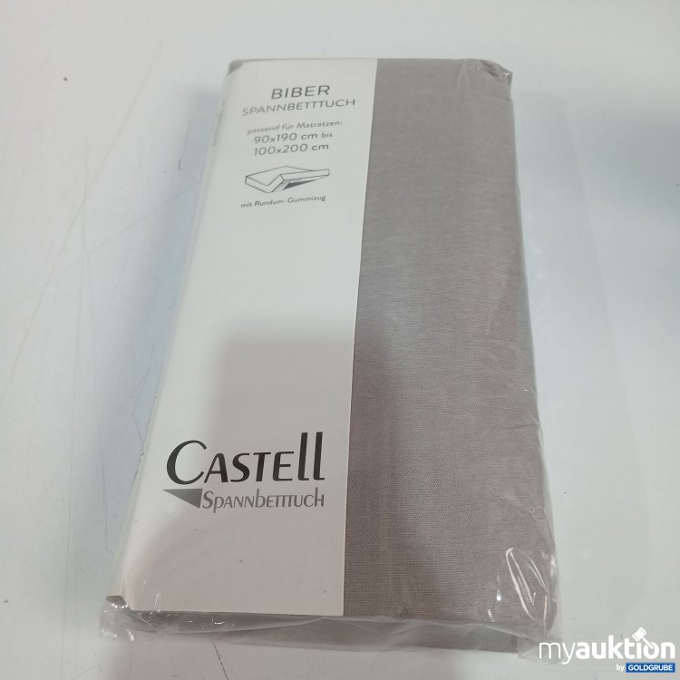 Artikel Nr. 445016 Artikel Nr. 445016: Castell Spannbetttuch Bieber 90x190-100x200cm
