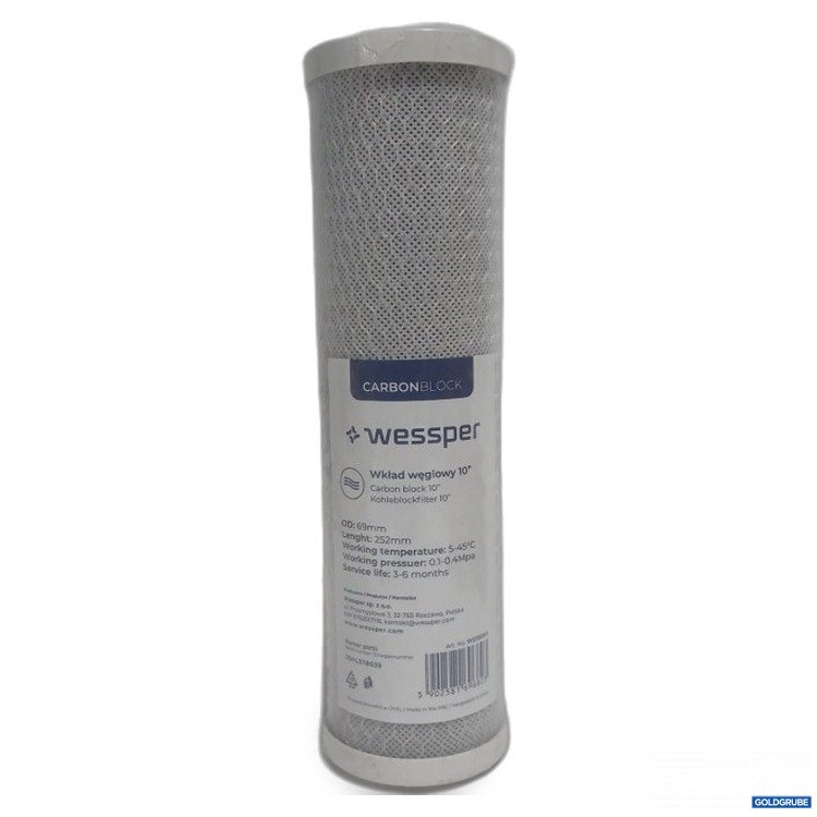 Artikel Nr. 448016 Artikel Nr. 448016: Wessper Carbon Block Filter 10 Zoll